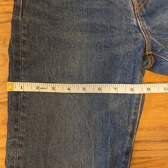 Levi’s Distressed Medium Wash Straight Leg Jeans in Size 24 - Picture 8 of 14